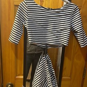 Skirt with top connected
